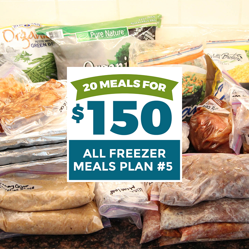 20 Meals for $150 - All Freezer Meals