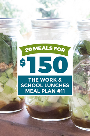 20 meals for $150 work and school lunches meal plan #11