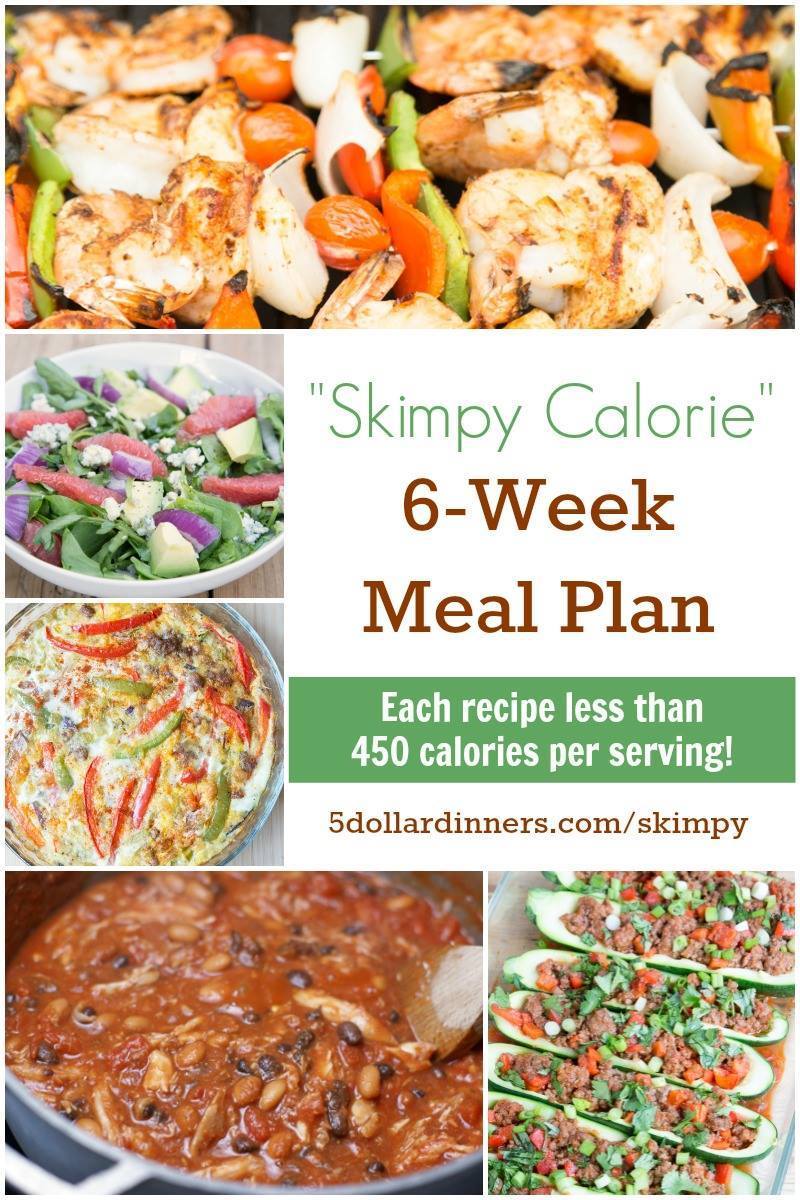 6-Week "Skimpy Calorie" Meal Plan - Erin Chase Store