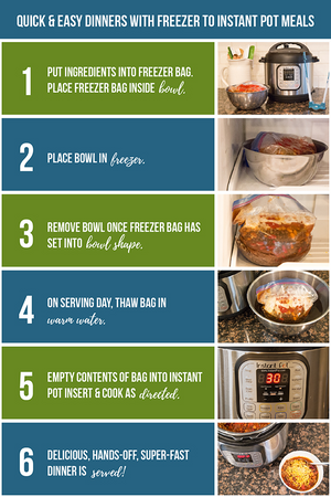 how to cook freezer meals in instant pot
