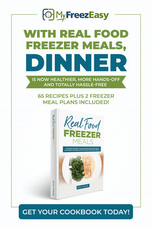 real food freezer meals cookbook erin chase