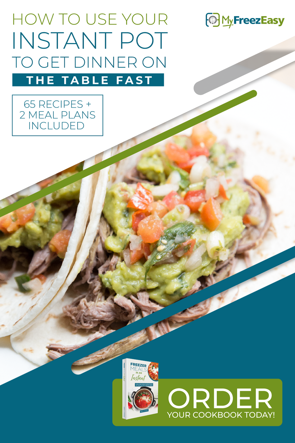 Cookbook - Freezer to Instant Pot Meals - Erin Chase Store