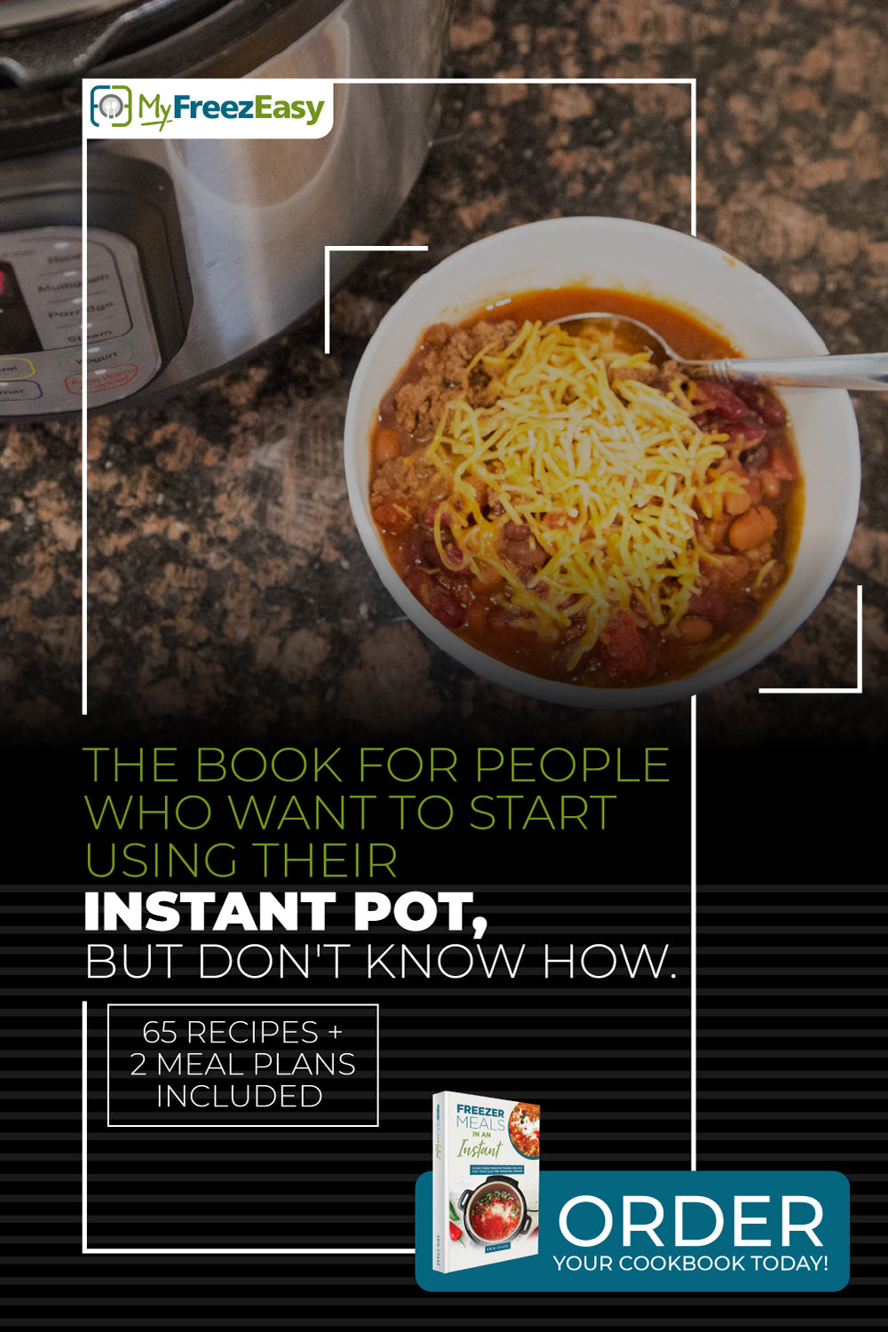 Cookbook - Freezer to Instant Pot Meals - Erin Chase Store