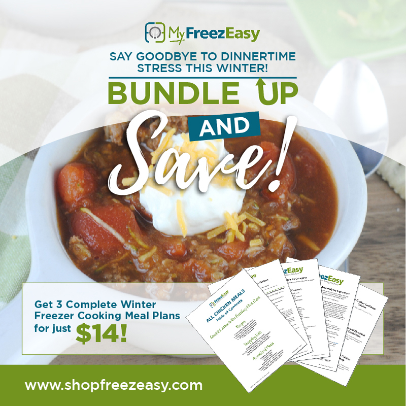 PDF: Winter Meal Plan Bundle | Soup, Chili, and Taco Meal Plans