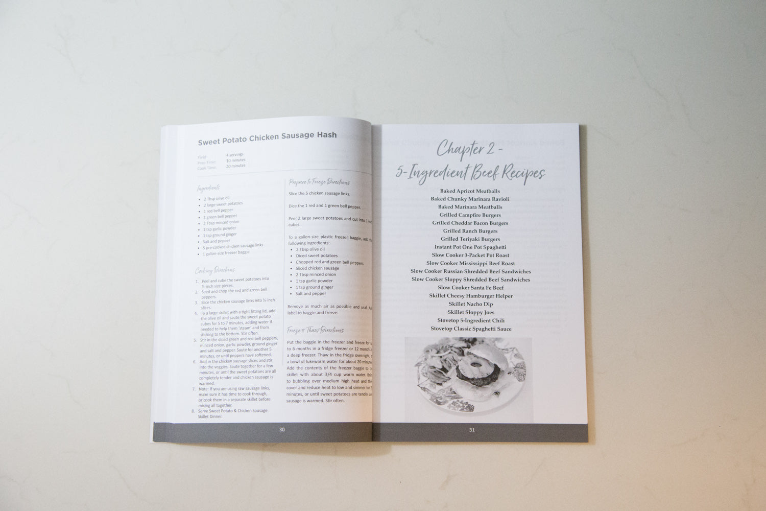 Book & Labels Kit for 5-Ingredient Freezer Meals - Erin Chase Store