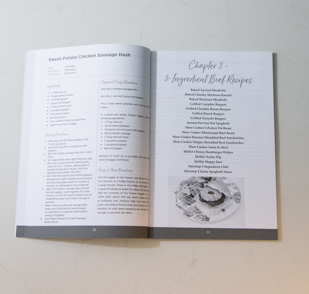 Cookbook - 5-Ingredient Freezer Meals - Erin Chase Store