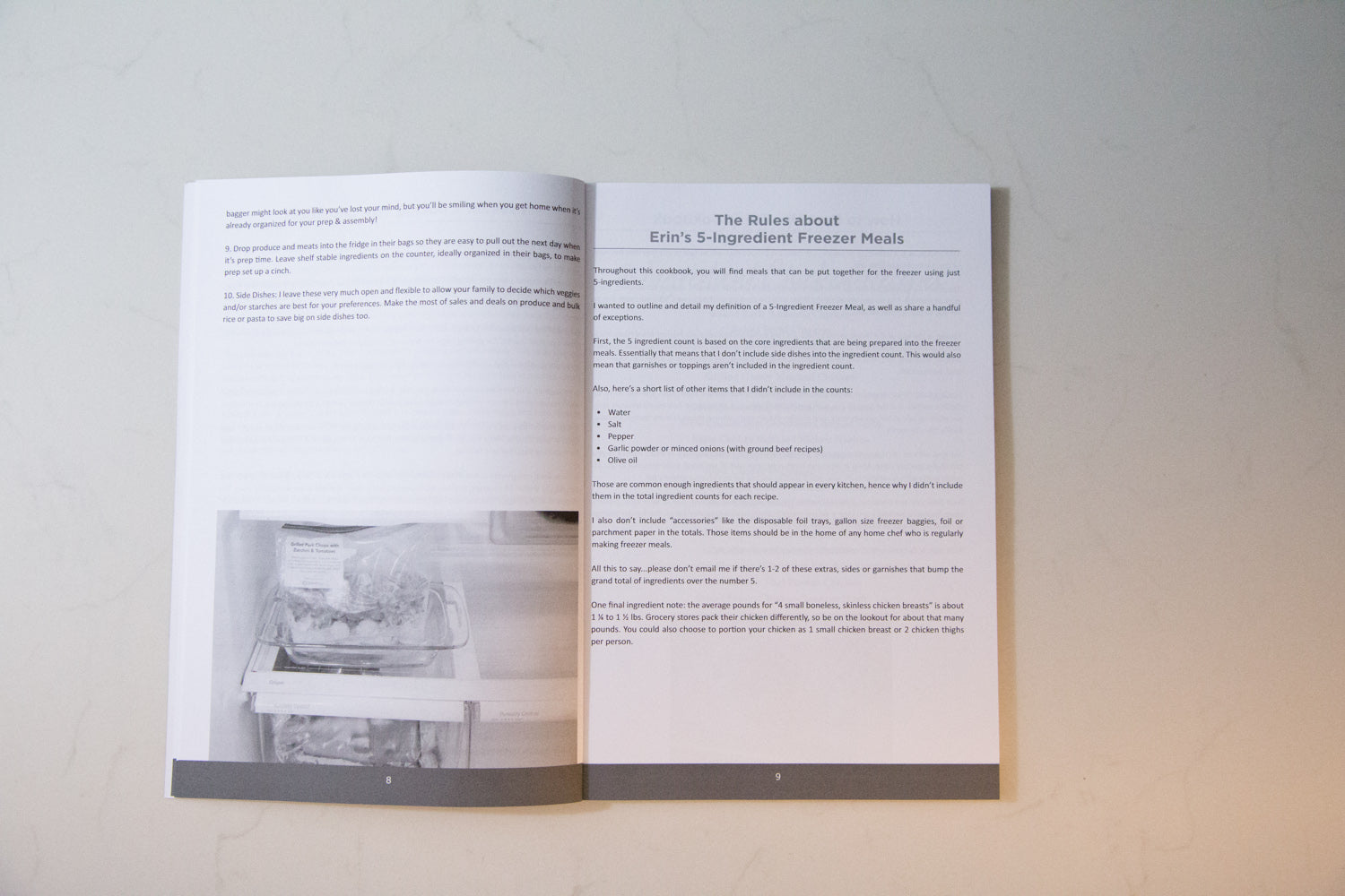 Book & Labels Kit for 5-Ingredient Freezer Meals - Erin Chase Store