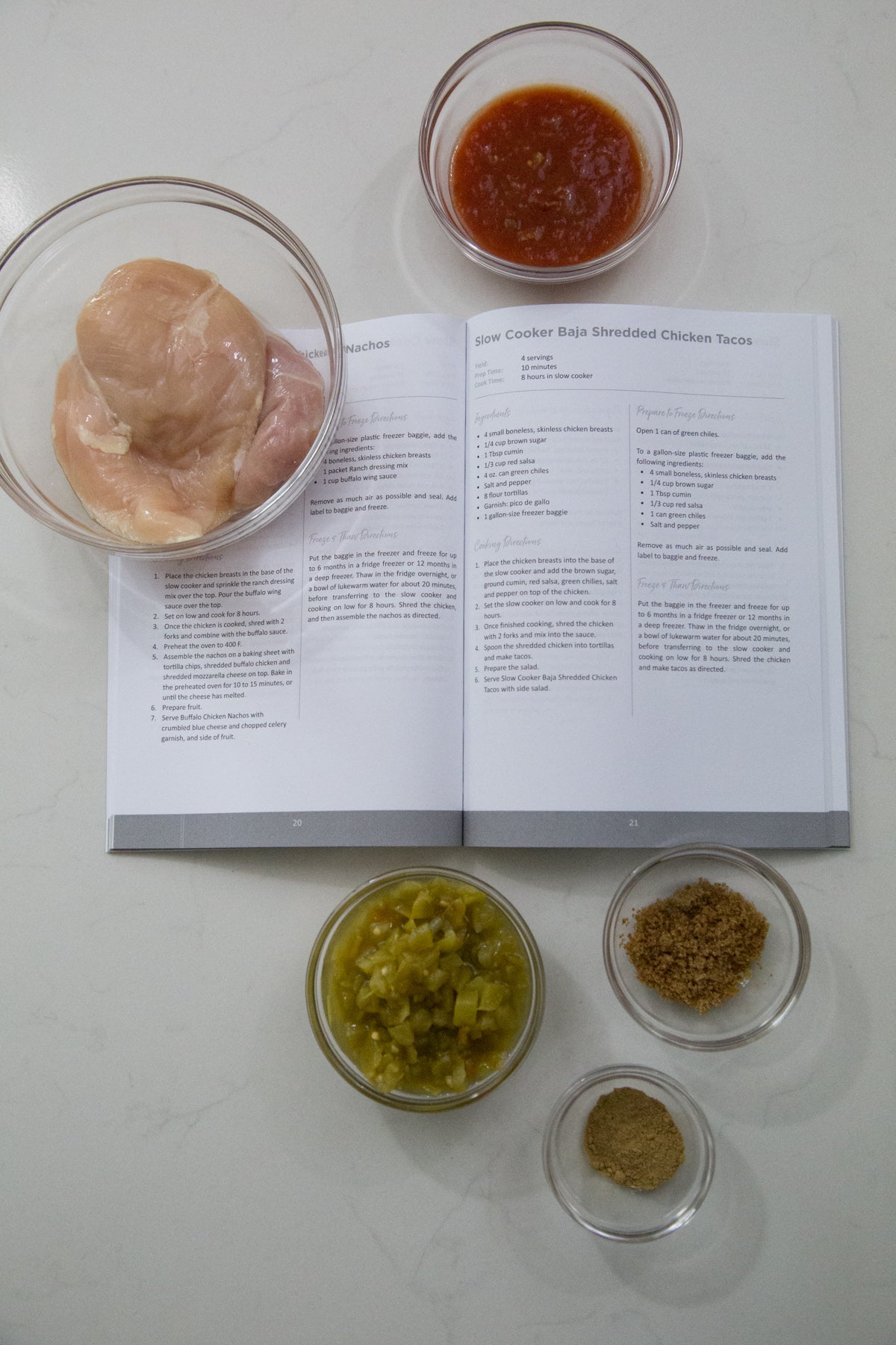Book & Labels Kit for 5-Ingredient Freezer Meals - Erin Chase Store