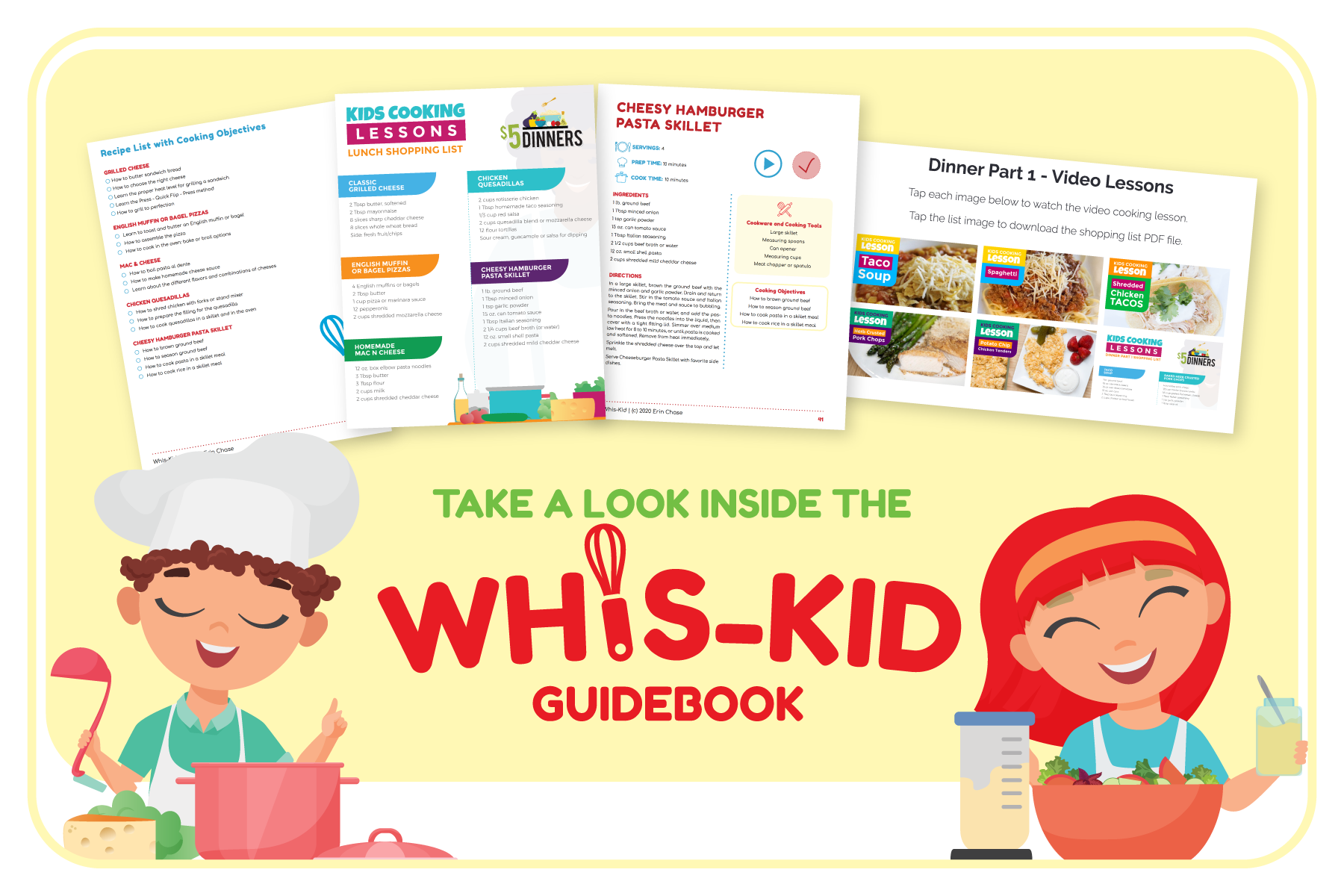 Whis-Kid: ULTIMATE PACK for Cooking Lessons - Erin Chase Store