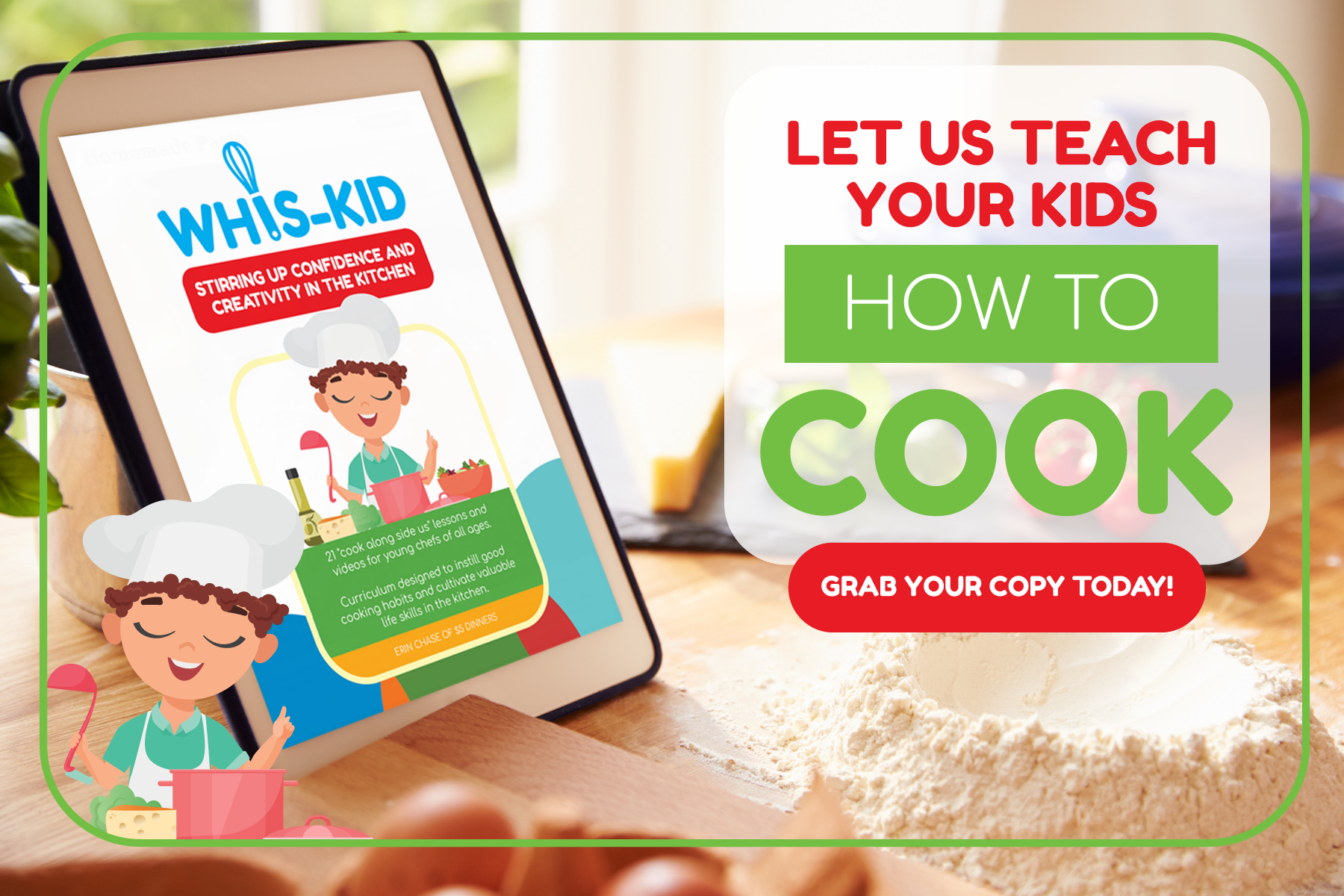 Whis-Kid: ULTIMATE PACK for Cooking Lessons - Erin Chase Store