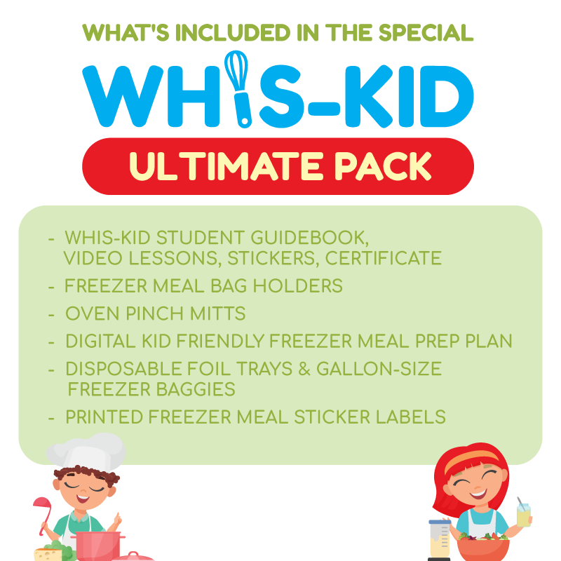 Whis-Kid: ULTIMATE PACK for Cooking Lessons - Erin Chase Store