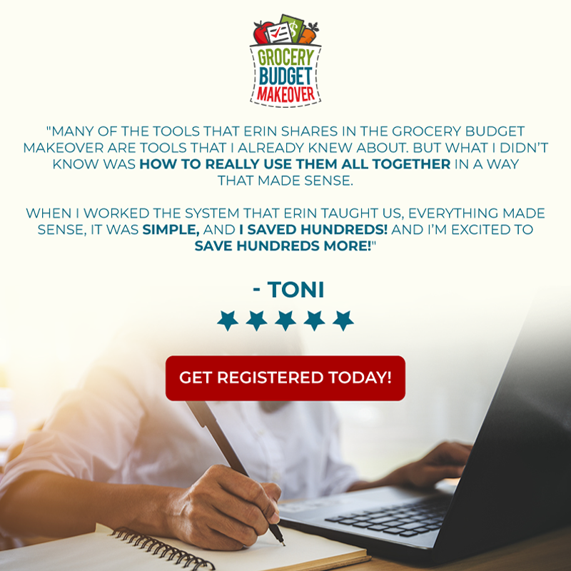 Grocery Budget Makeover: Online Course &amp; Workbook - Erin Chase Store