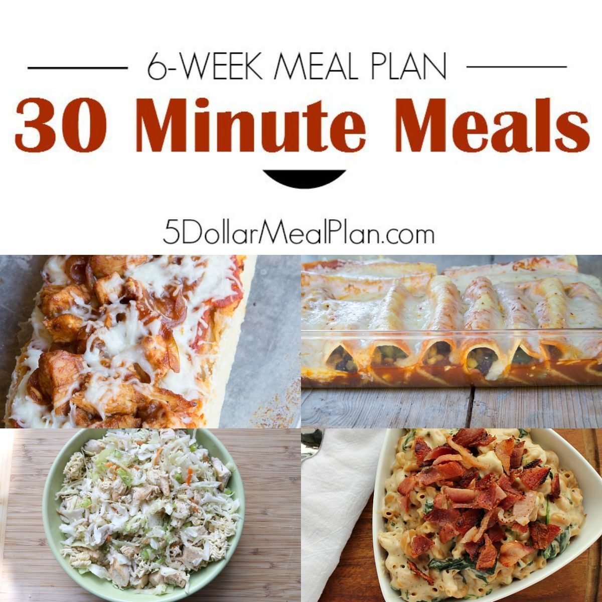 6-Week 30-Minute Meals Plan - Erin Chase Store