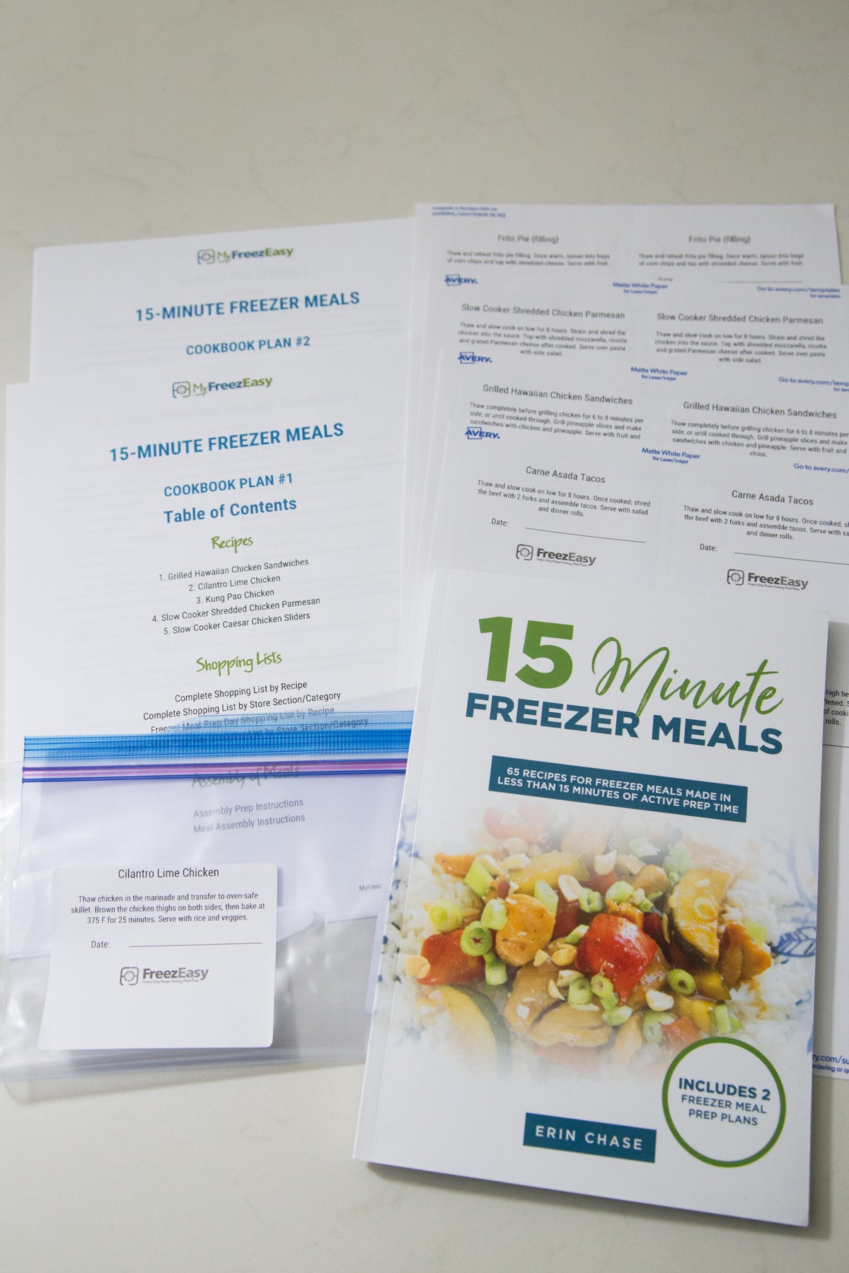 Customized Meal Prep Kit ~ Freezer Meals Shower for New Mom - Erin Chase  Store