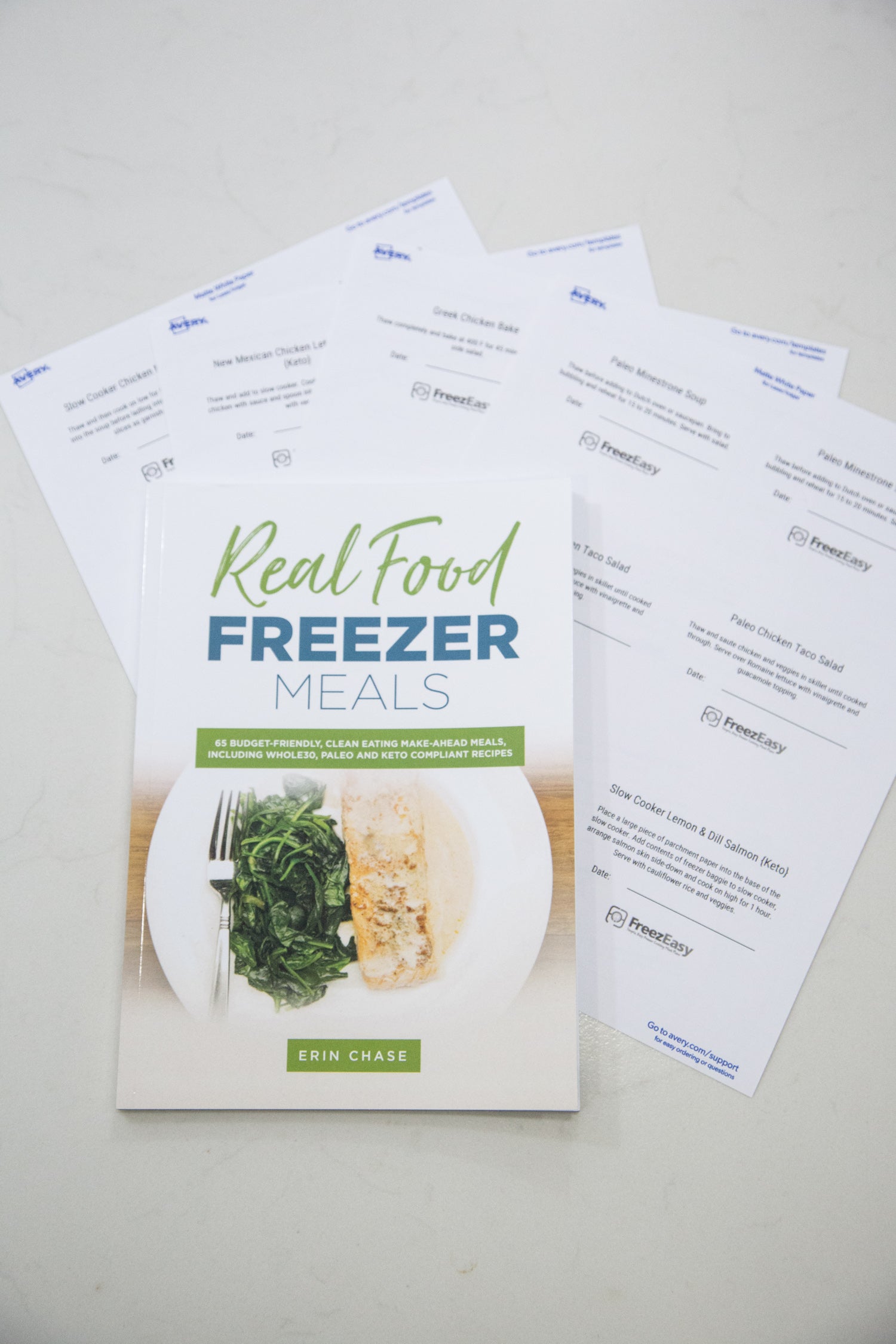 Book & Prep Kit for Real Food Freezer Meals - Erin Chase Store