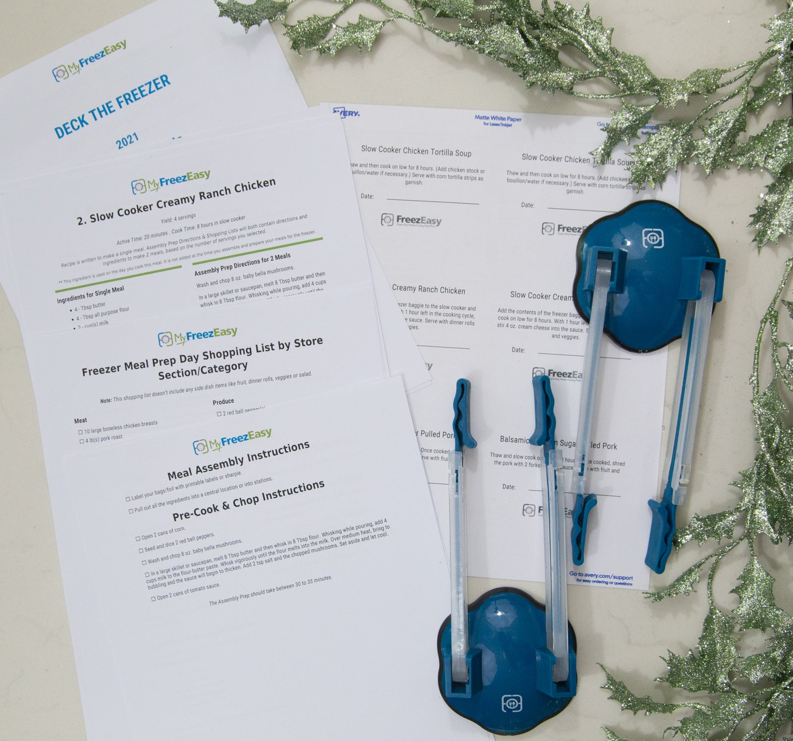 Deck the Freezer Party Pack - Erin Chase Store