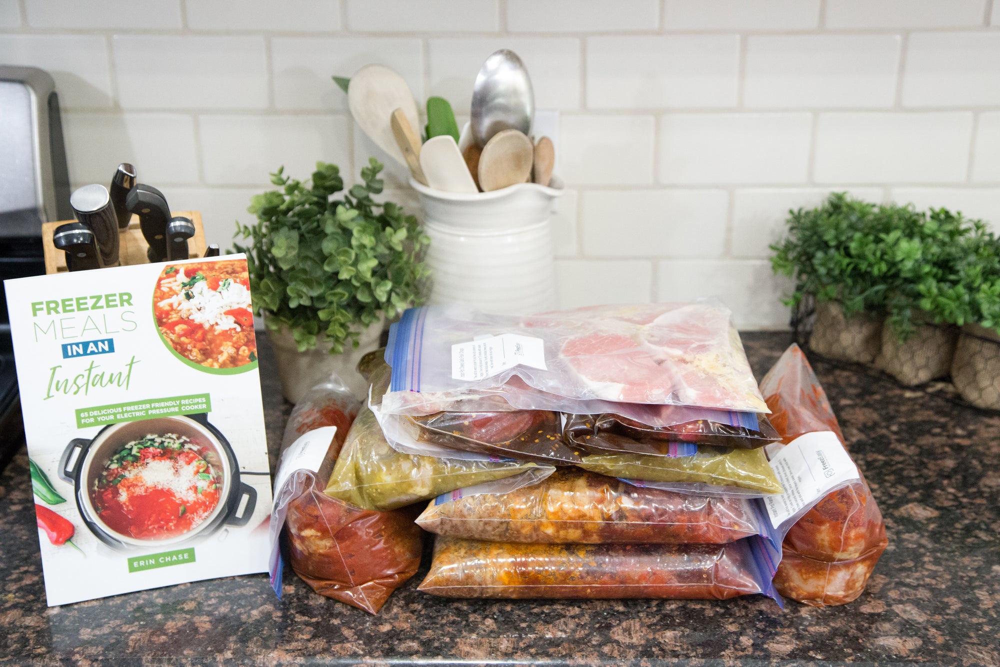 Book & Prep Kit for Freezer to Instant Pot Meals - Erin Chase Store
