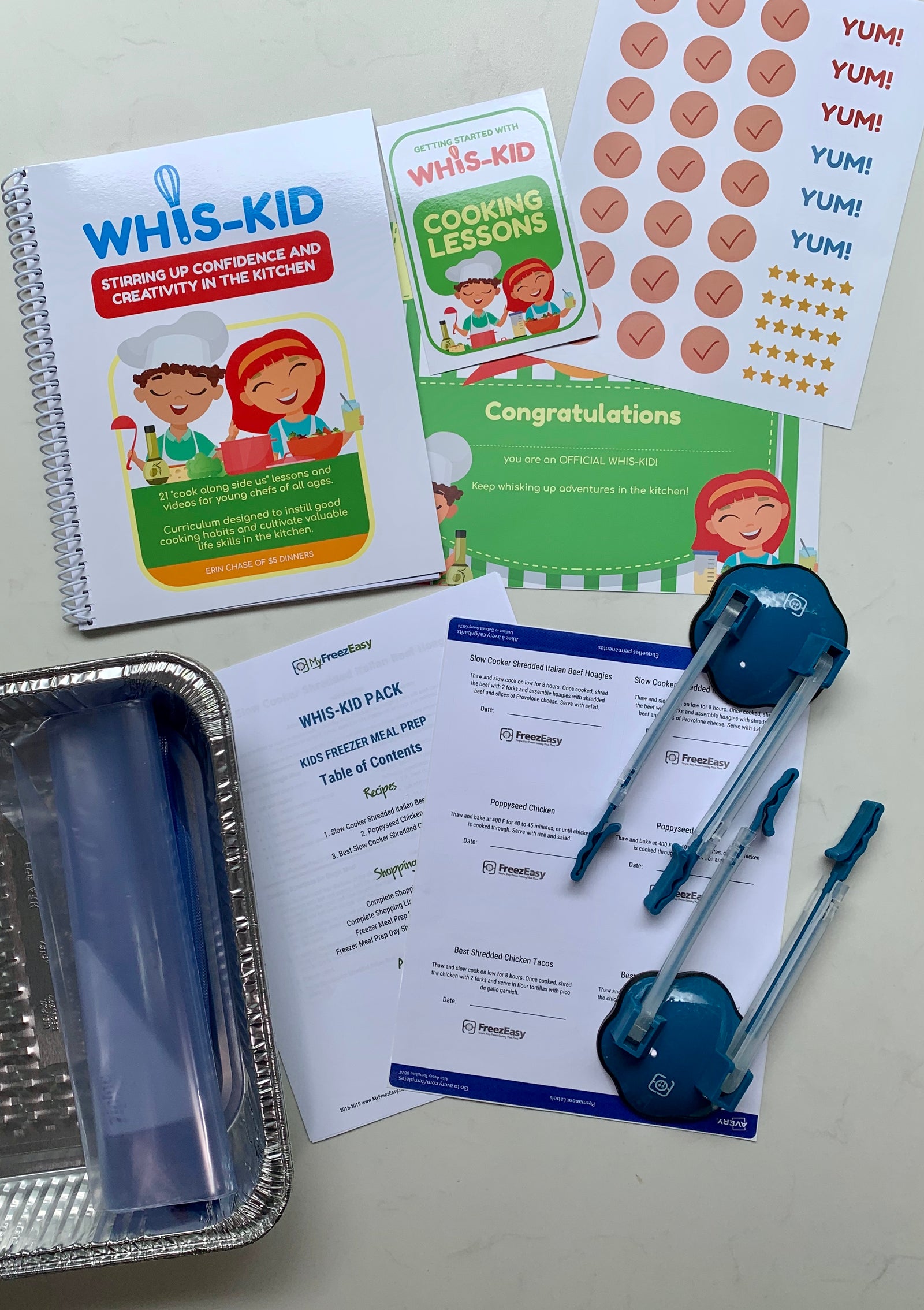 Whis-Kid: ULTIMATE PACK for Cooking Lessons - Erin Chase Store