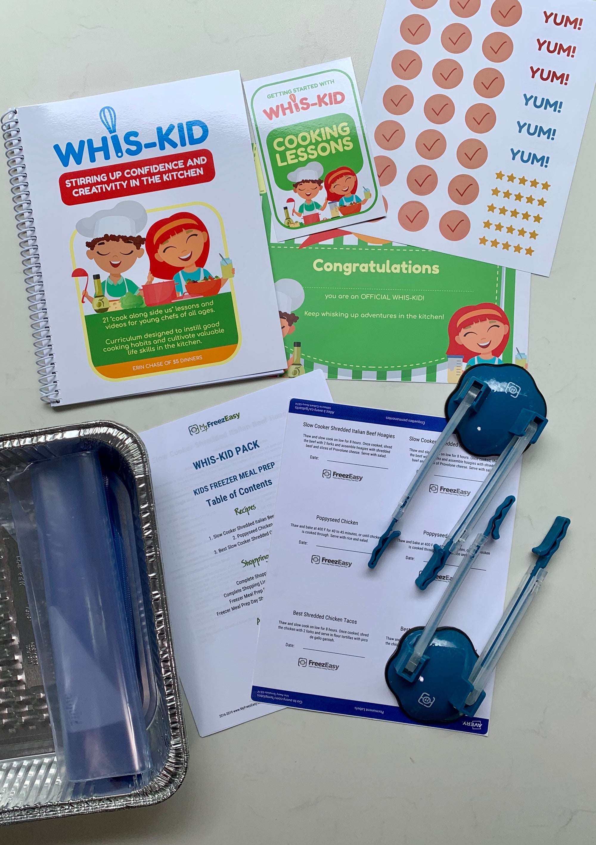 Whis-Kid: ULTIMATE PACK for Cooking Lessons - Erin Chase Store