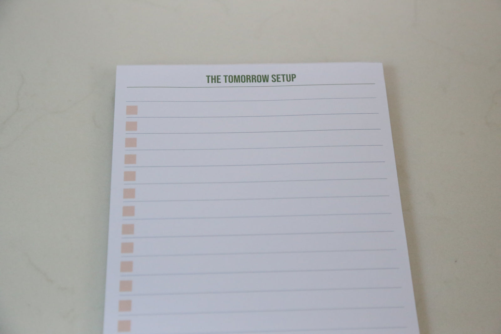 Tomorrow Setup Tearpad - Erin Chase Store