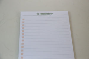 The Tomorrow Setup Tearpad from Erin Chase