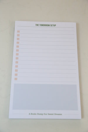 The Tomorrow Setup Tearpad from Erin Chase