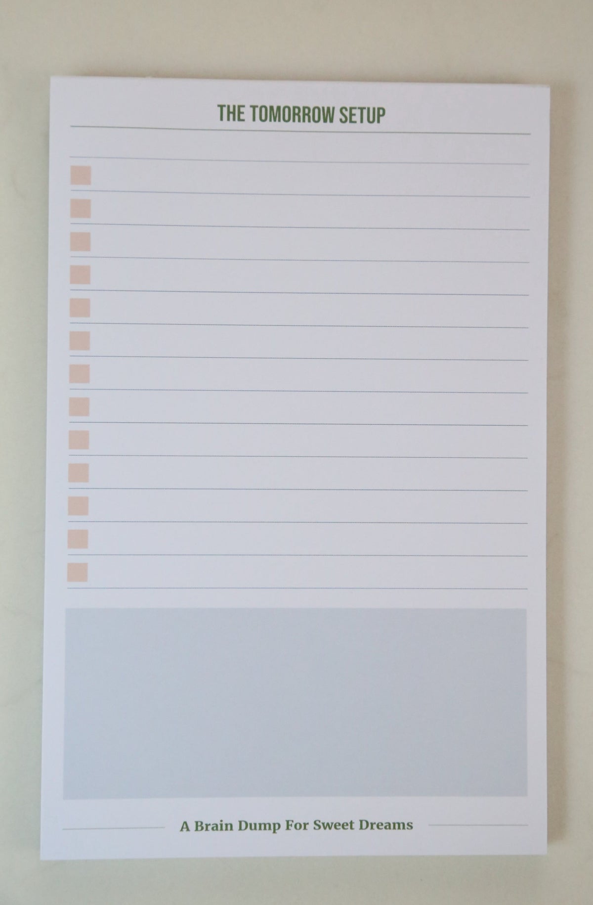 Tomorrow Setup Tearpad - Erin Chase Store