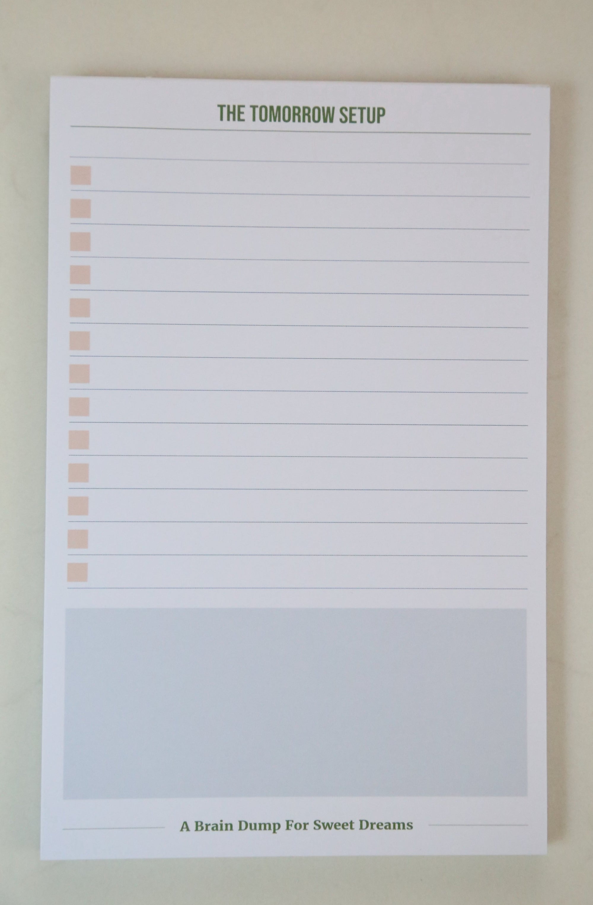 Tomorrow Setup Tearpad - Erin Chase Store