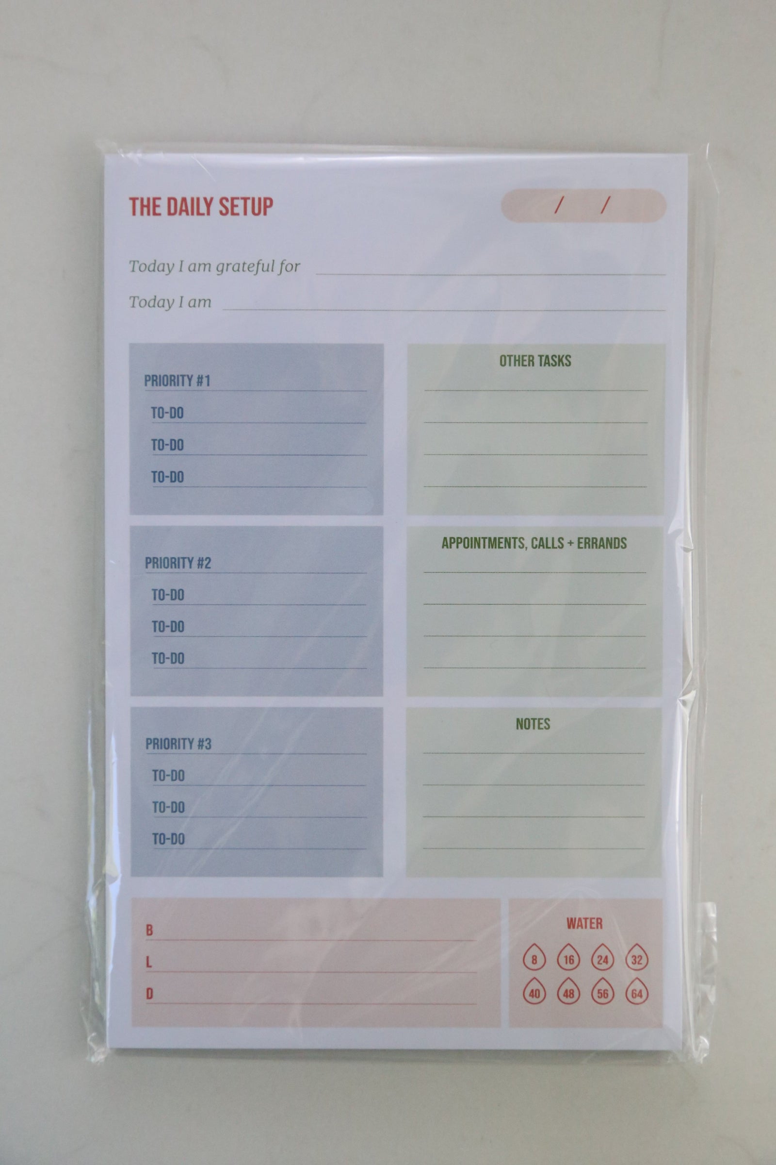 Daily Setup Tearpad - Erin Chase Store