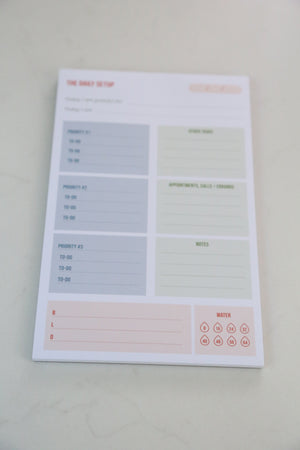 The Daily Setup Tearpad from Erin Chase