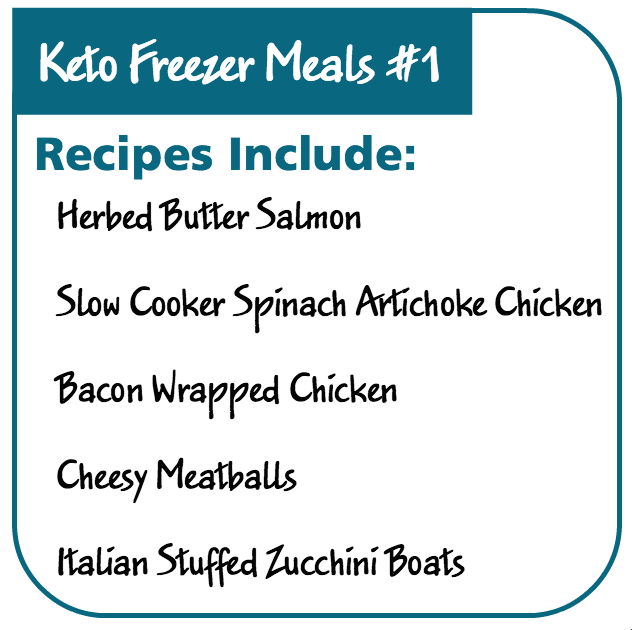Make-Ahead Freezer Meal Plan for Ketogenic Diet #1 - Erin Chase Store