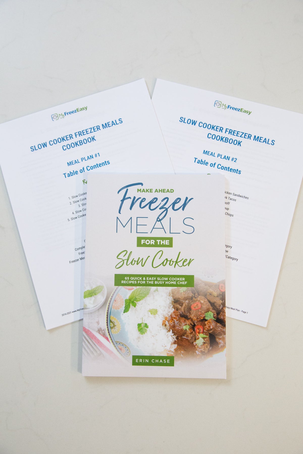 Book &amp; Prep Kit for Freezer to Slow Cooker Meals - Erin Chase Store