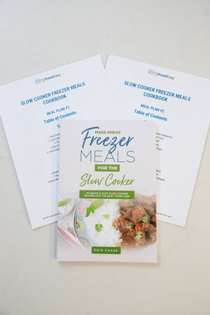 slow cooker cookbook plus two freezer meal plans