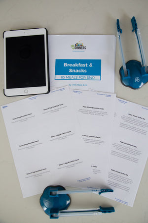 Breakfast & Snacks: DIGITAL & PRINTED PDF + BAG HOLDERS