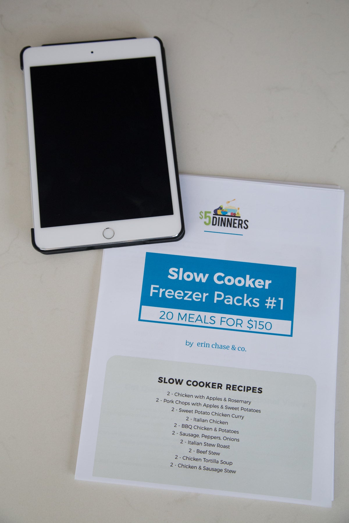 Slow Cooker Freezer Packs #1: DIGITAL PDF - Erin Chase Store