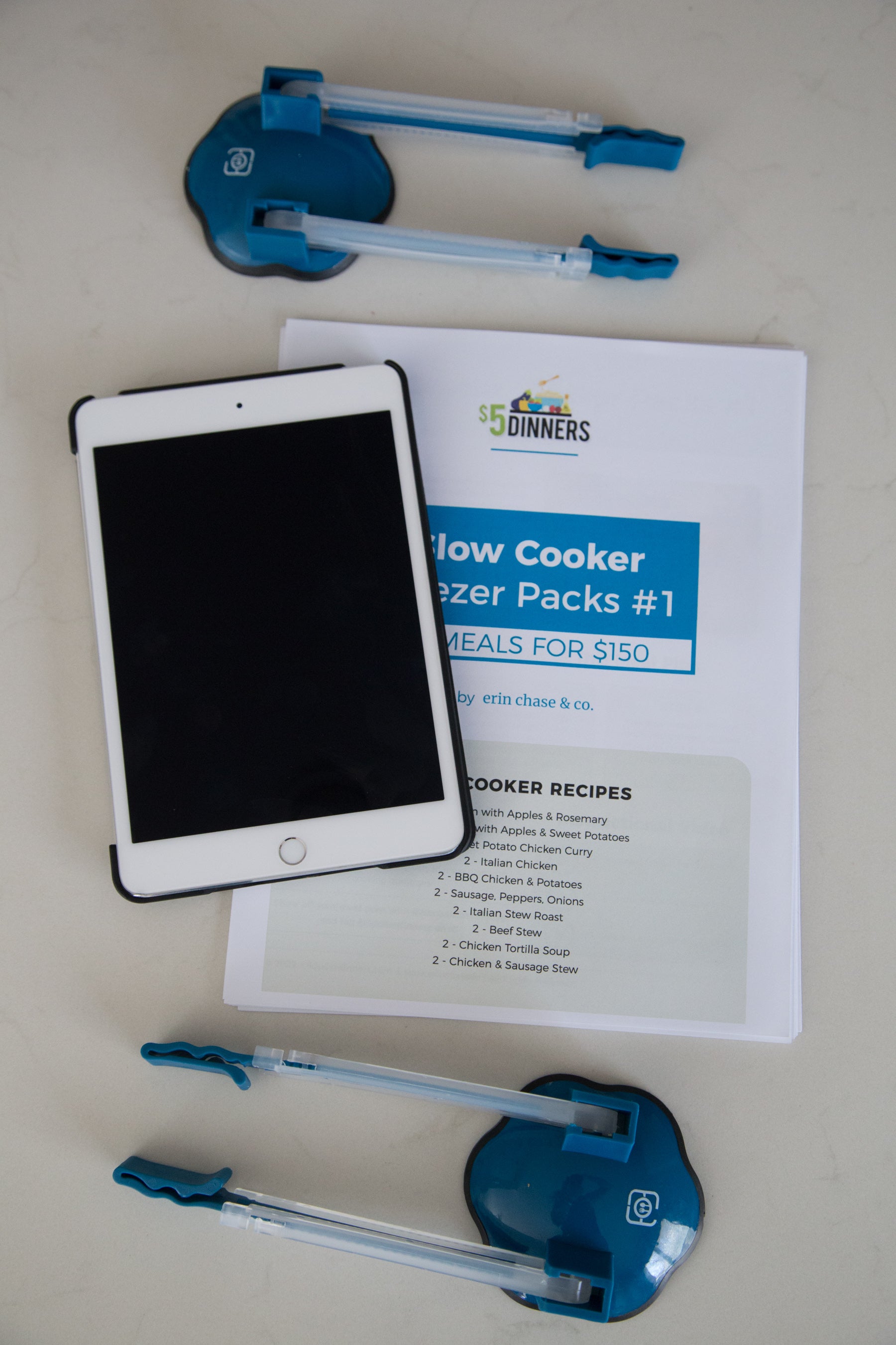 Slow Cooker Freezer Packs #1: PDF + BAG HOLDERS - Erin Chase Store