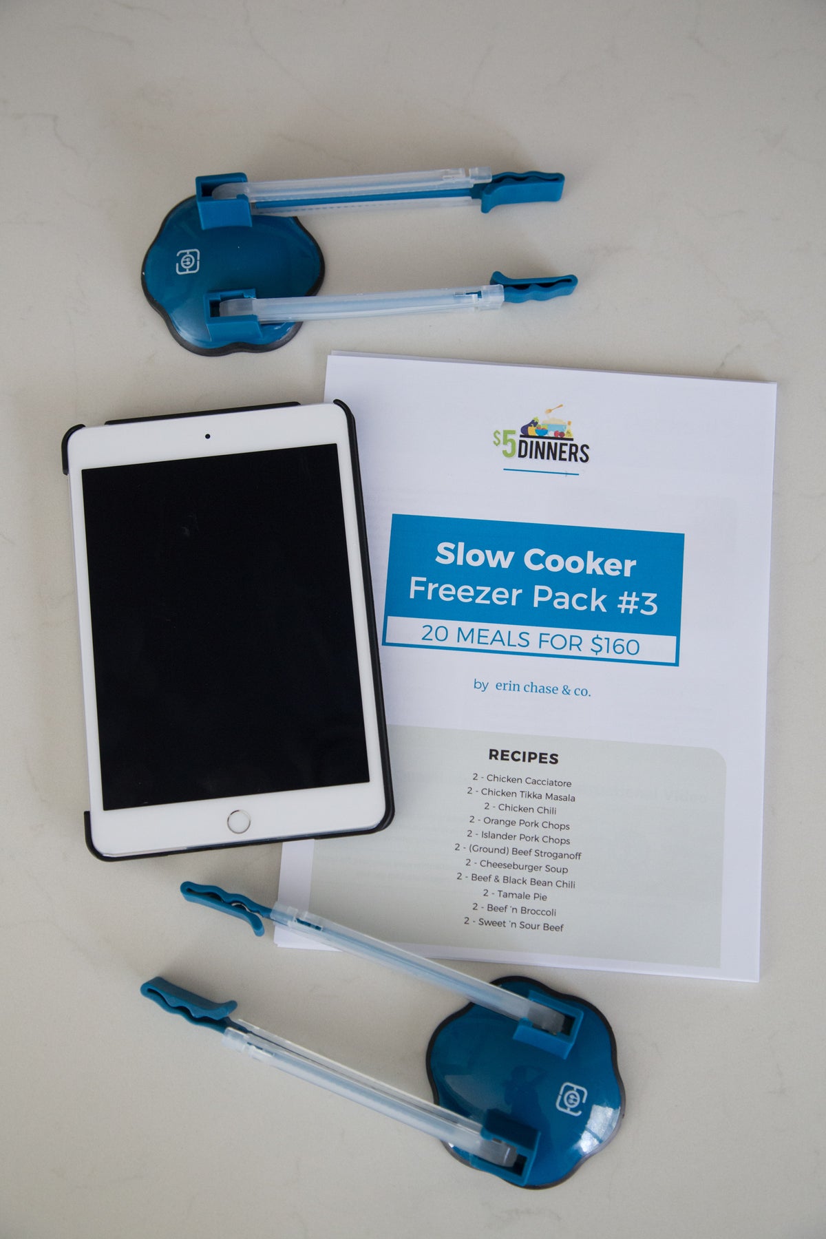 Slow Cooker Freezer Packs #3: PDF + BAG HOLDERS - Erin Chase Store