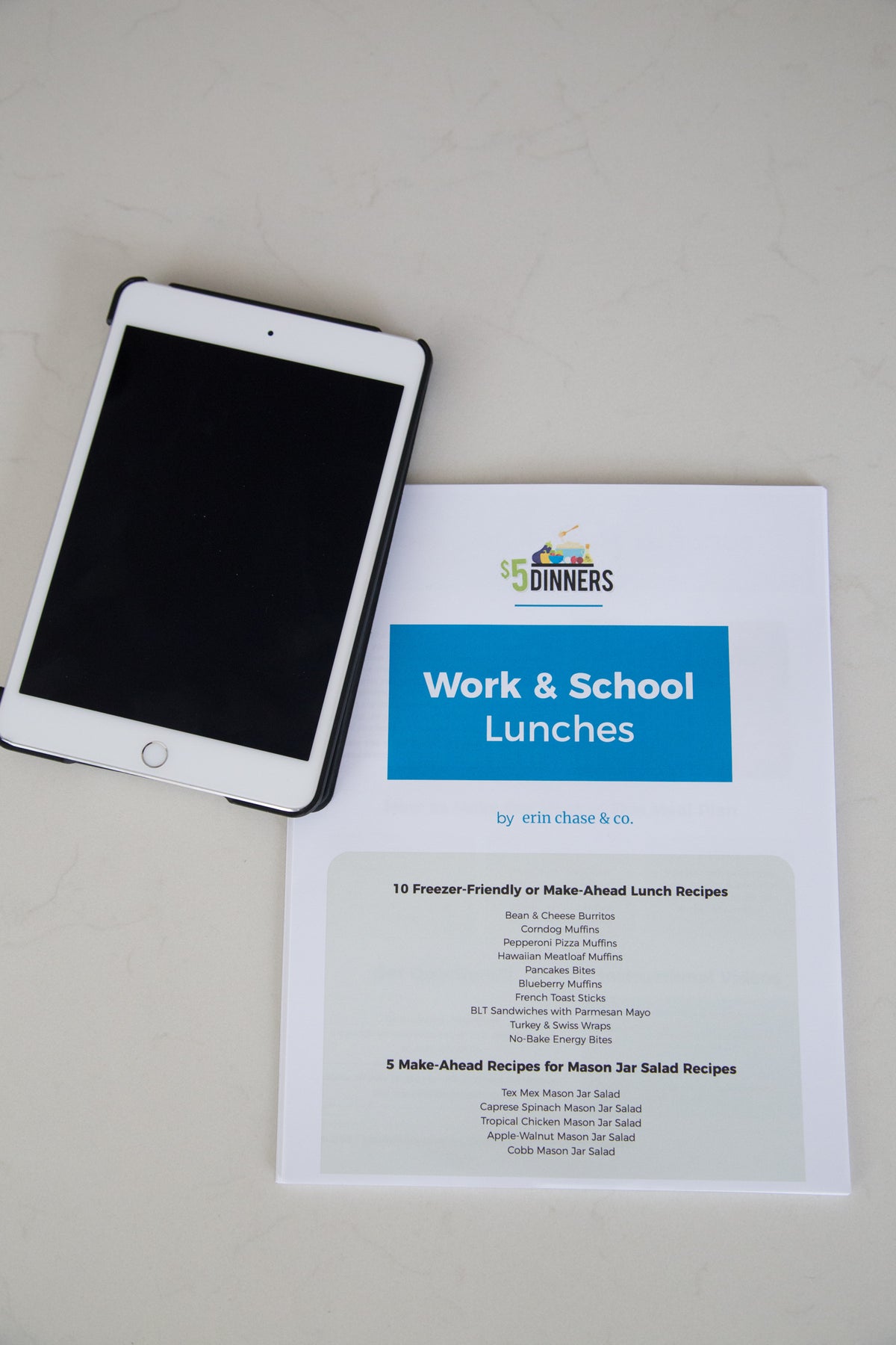 Work &amp; School Lunches: DIGITAL PDF - Erin Chase Store