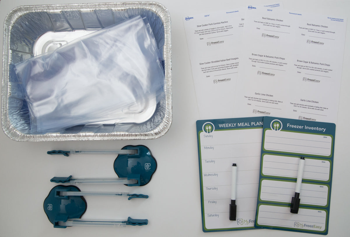 Customized Meal Prep Kit ~ Freezer Meals Shower for New Mom - Erin Chase Store