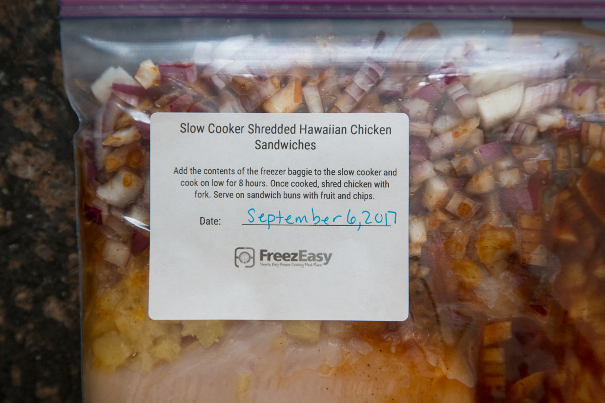 Customized Meal Prep Kit ~ Freezer Meals Shower for New Mom - Erin Chase Store