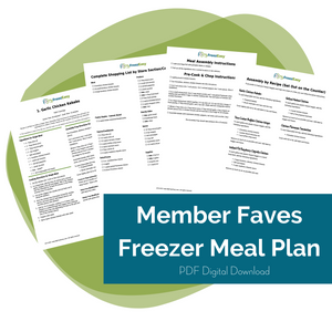 member favorites freezer meal plan - PDF download