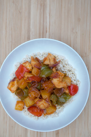 sweet n sour chicken from slow cooker cookbook erin chase