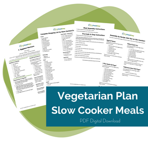 Vegetarian Freezer Meal Plan - Slow Cooker Recipes