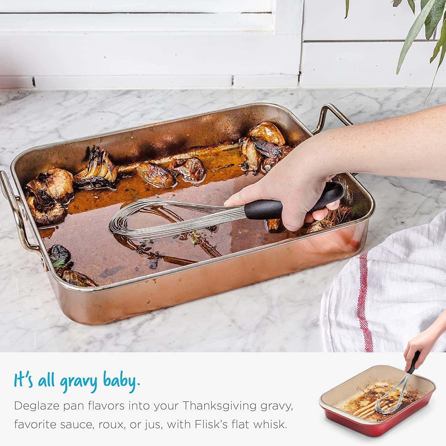 FLISK - 3-n-1 Balloon, Sauce & Flat Whisk - Erin Chase Store