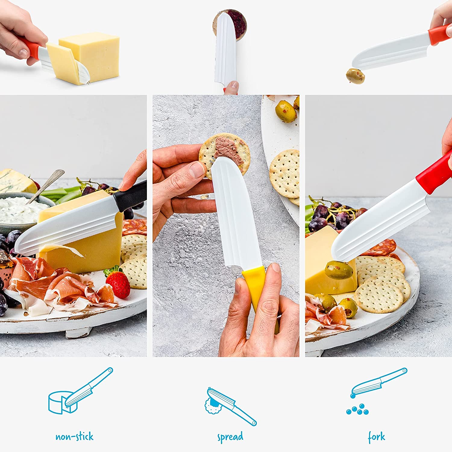 KNIBBLE LITE - Non-Stick Cheese Knife